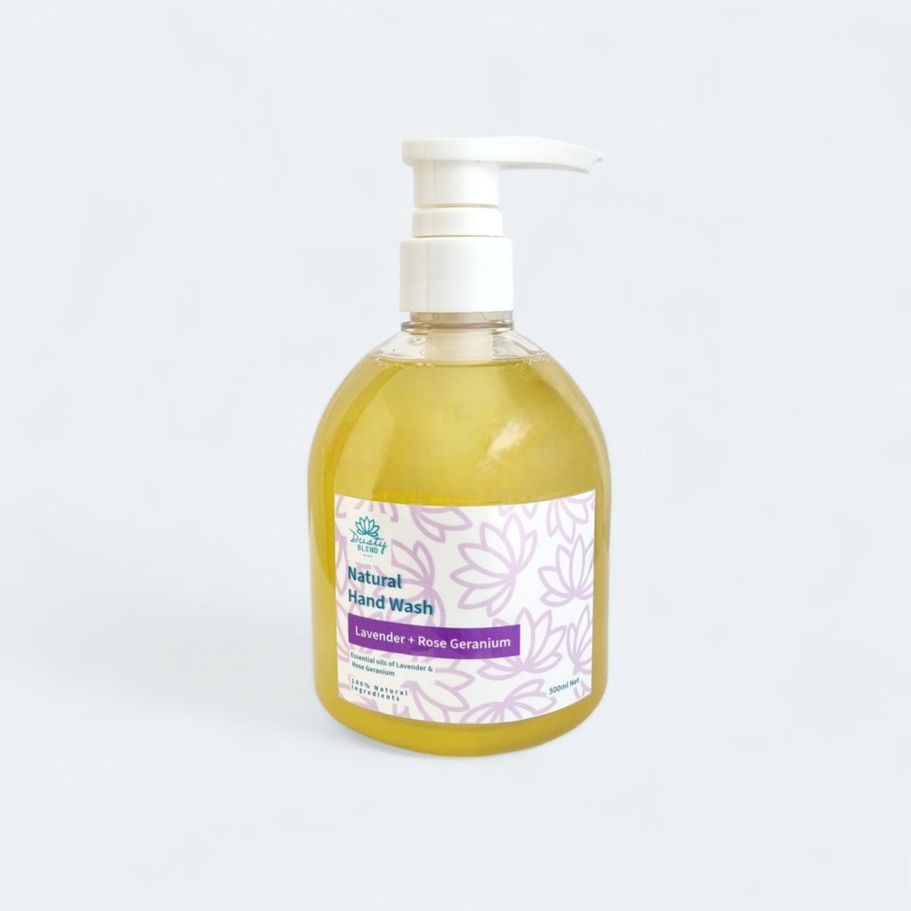 Natural Hand Wash - Lavender & Rose Geranium - Dusty Blend
