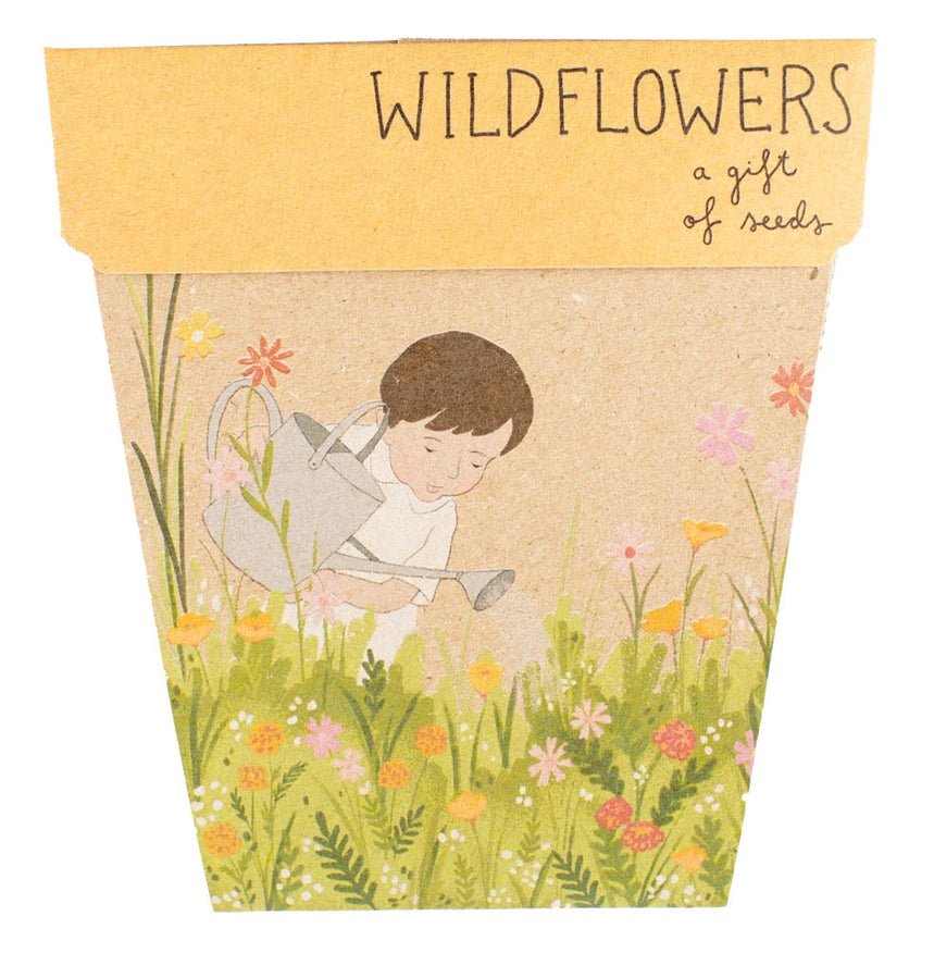 Gift of Seeds Greeting Card - Wildflowers - Dusty Blend