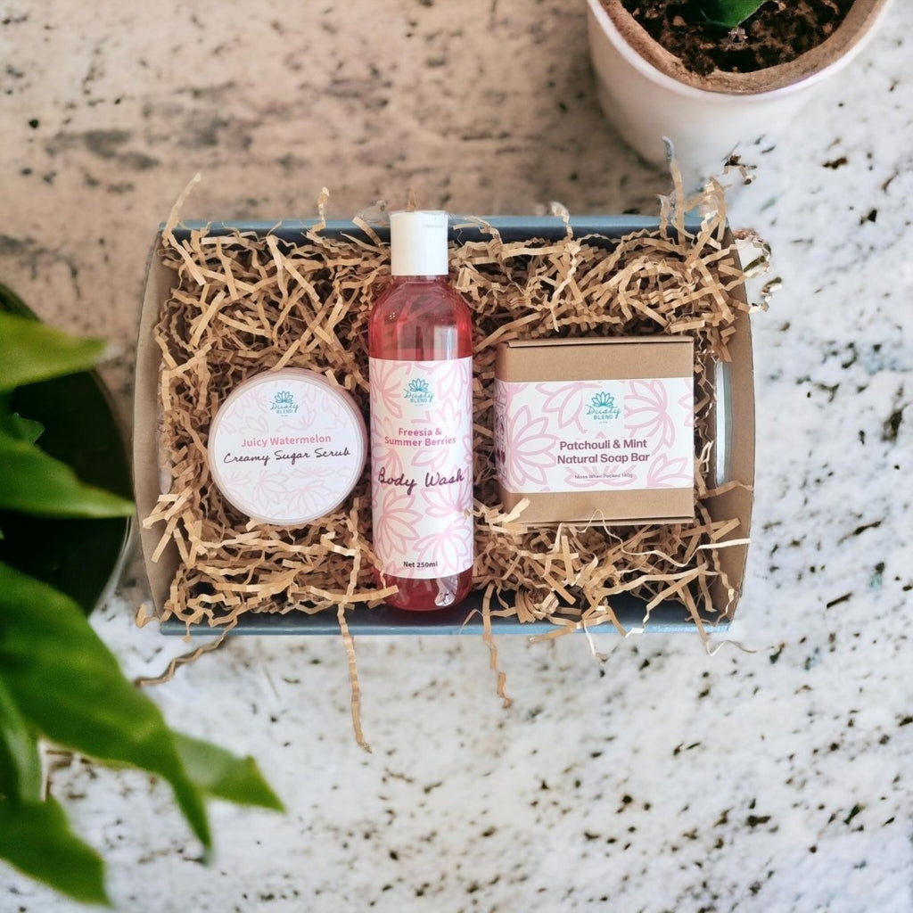 The Shower Pamper Gift Pack - Dusty Blend