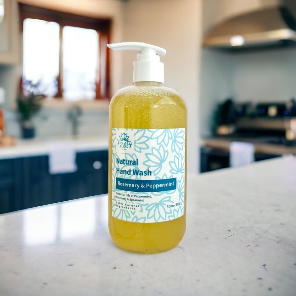 Natural Hand Wash - Rosemary & Peppermint - Dusty Blend