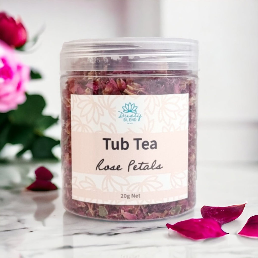Tub Tea Infusion - Rose Petals - Dusty Blend