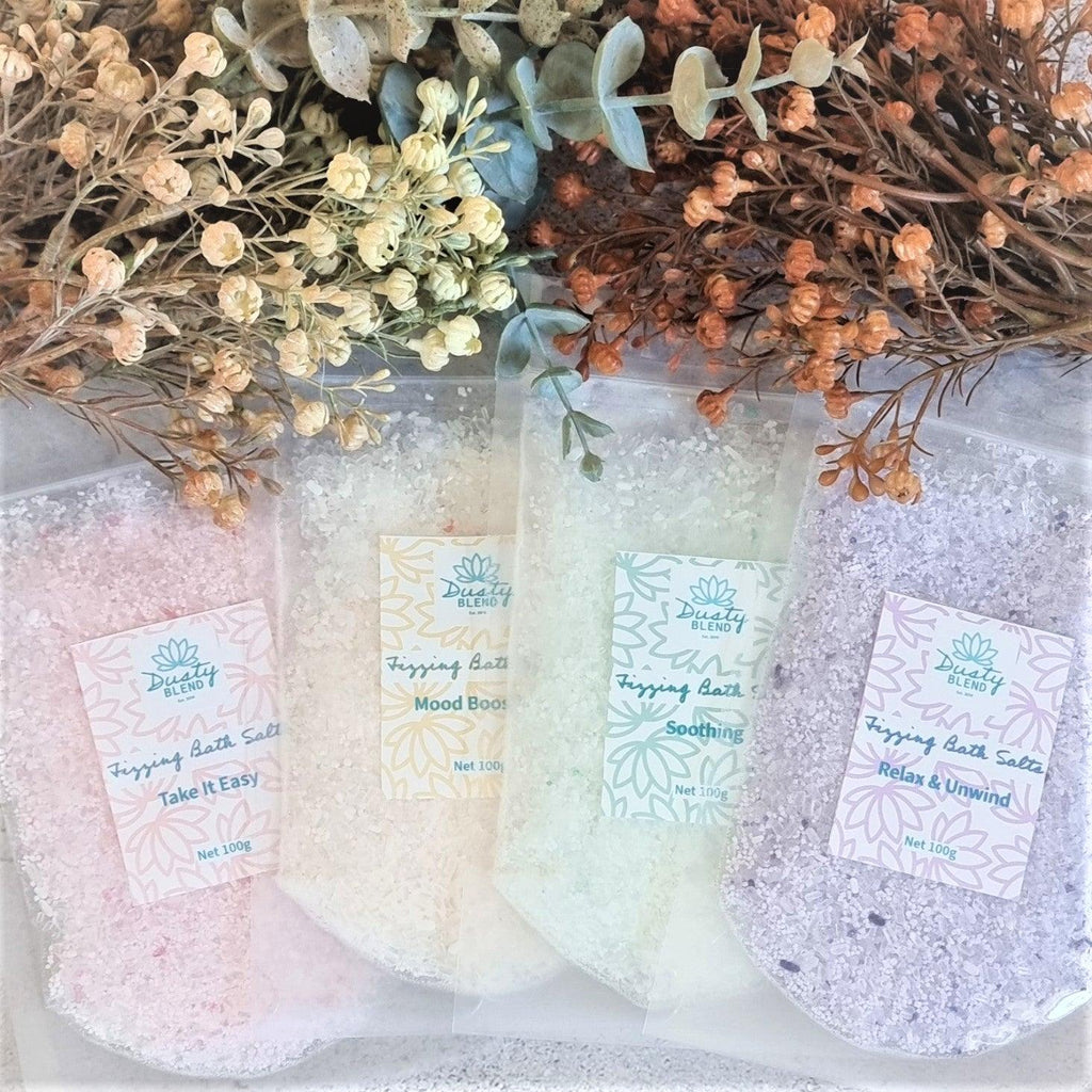 Fizzing Bath Salt - Sample Size Collection - Dusty Blend