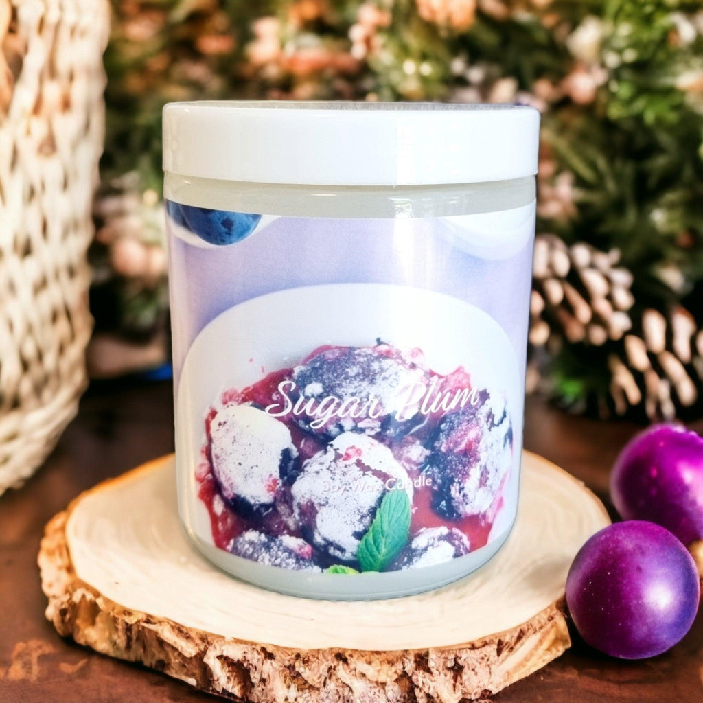 Large Christmas Candle - Sugar Plum - Dusty Blend