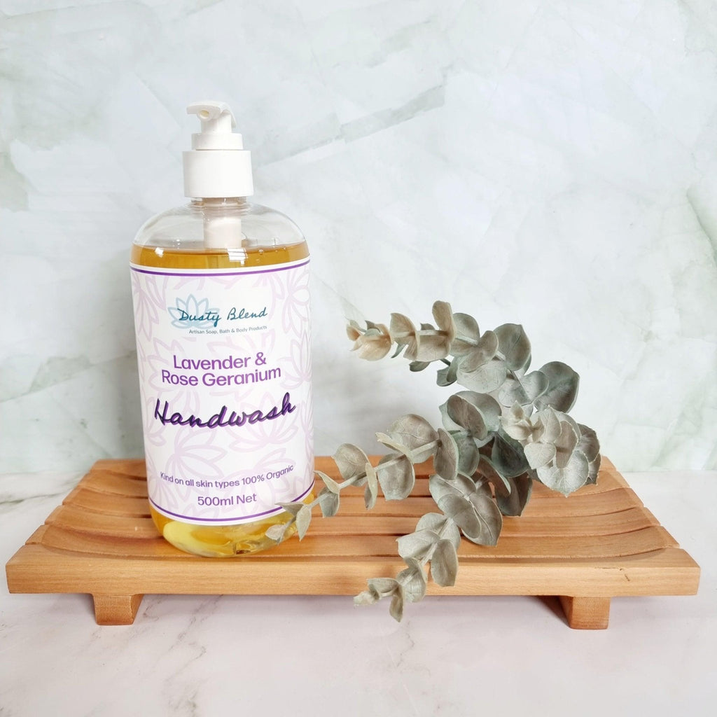 Natural Handwash - Lavender & Rose Geranium - Dusty Blend