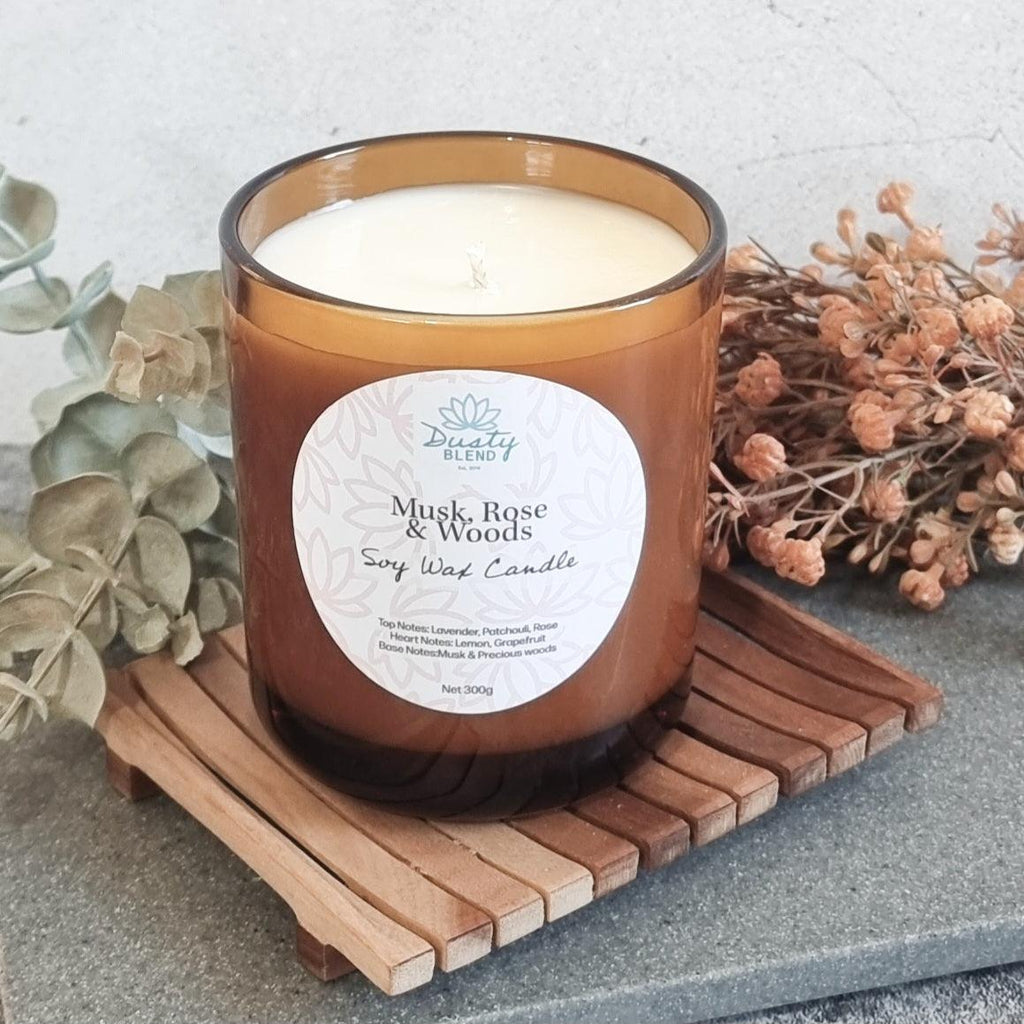 Soy Wax Candle - Limited Edition Winter Range - Dusty Blend